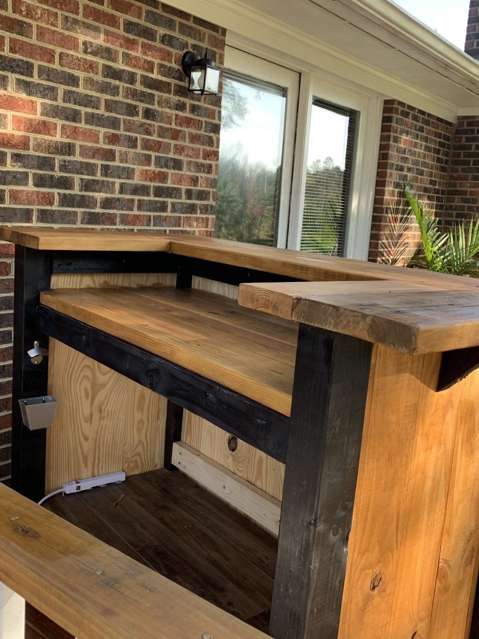 Thumbnail: Rustic Bar with Iron Foot rail