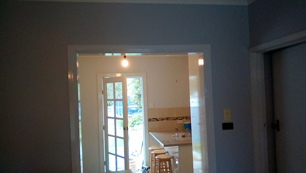 Interior woodwork.