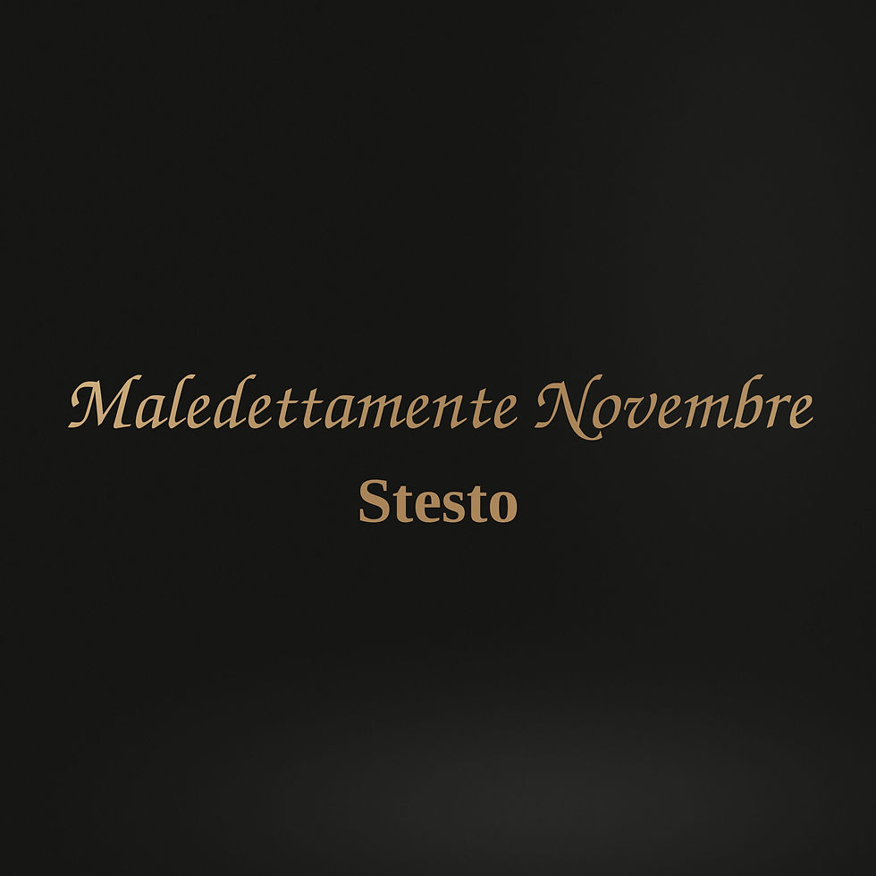 Stesto, la melancolía que encuentra su voz