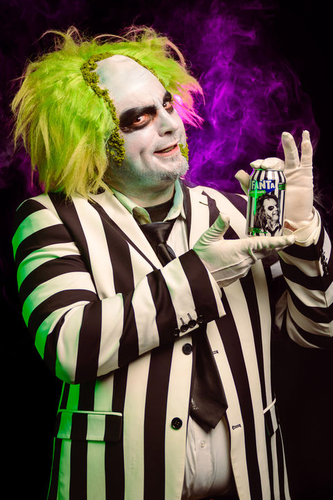 Beetlejuice character appearance Chicago Chuck Popov performance