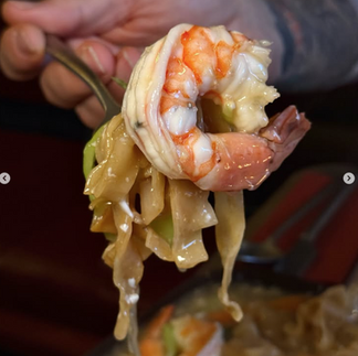 Bistro Lao prawn dish
