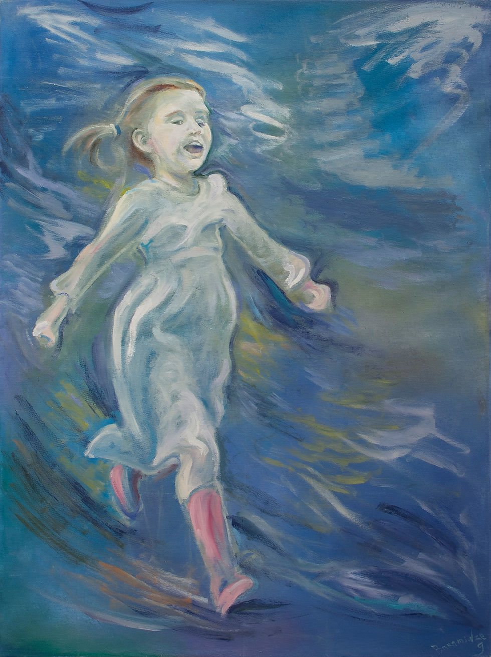 Paloma, oil on canvas 100x80 cm.