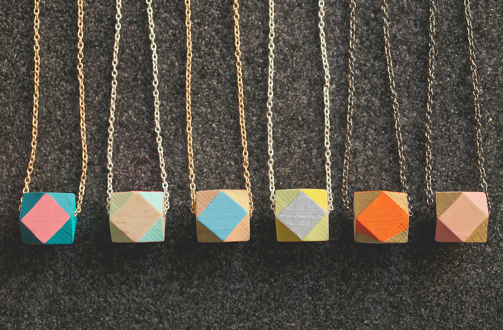 Thumbnail: HANDMADE NECKLACE | GEOMETRY#21