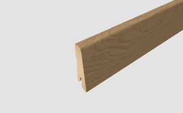Rodapé à cor do Pavimento EGGER em MDF 80x14mm (2,40ml/vara)