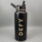 DEFY Black 1L Stainless Steel Water Bottle
