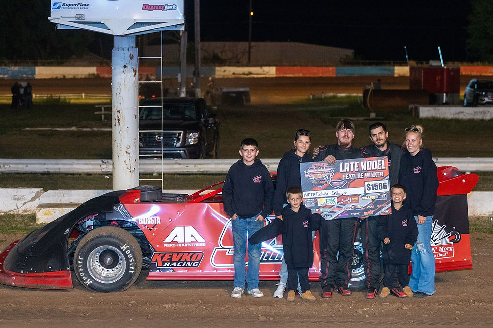 Dellinger earns first Sooner Late Model career victory