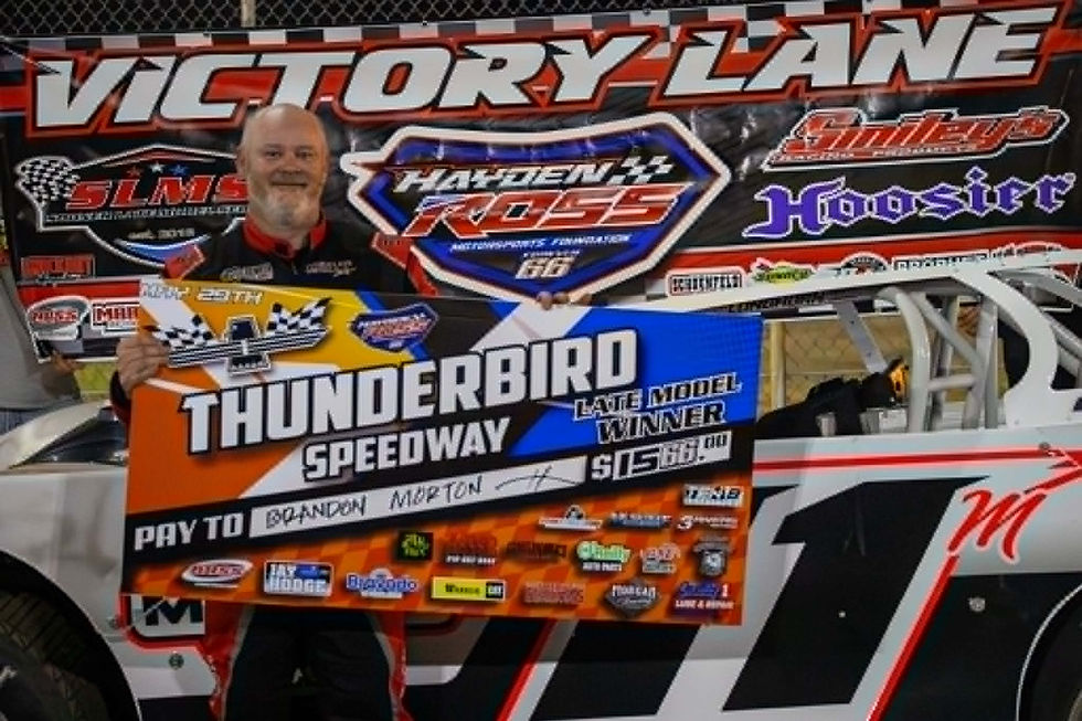 Morton cruises to first Sooner victory at Thunderbird Speedway