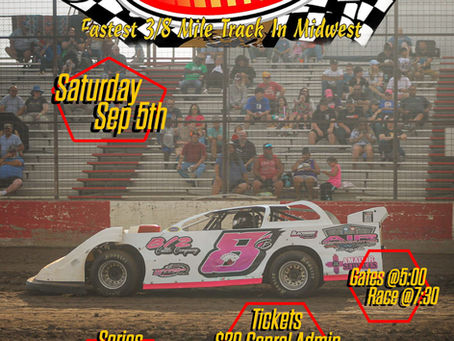 Sooner Late Models, Factory Stocks, Sport Mods, Hot Shots, Bomber race Saturday at Enid Speedway