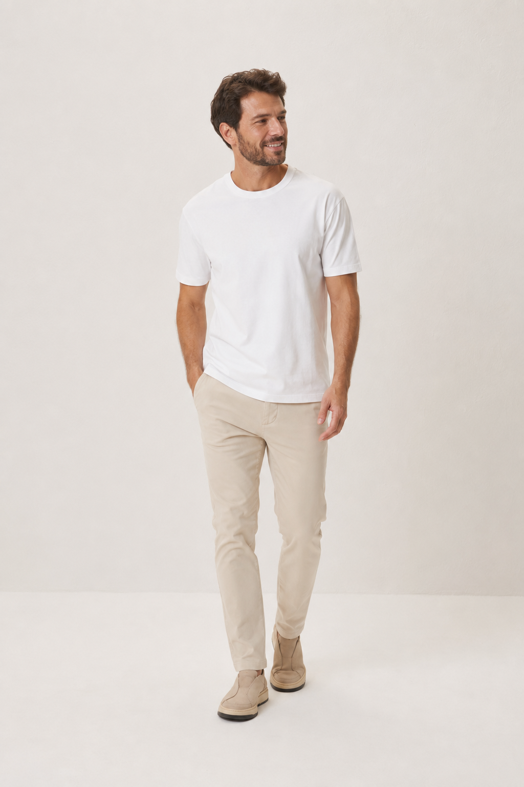 Camiseta Básica Premium Masculina Branca