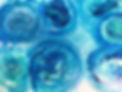 Cuadros-tecnica-mixta-circulos-pintores-de-cuadros-abstractos/Mixed media art/Blues paintings