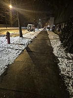 Home snow removal services in Chilliwack townhouse community — courtyard plowed, salted, and photo-documented for liability protection