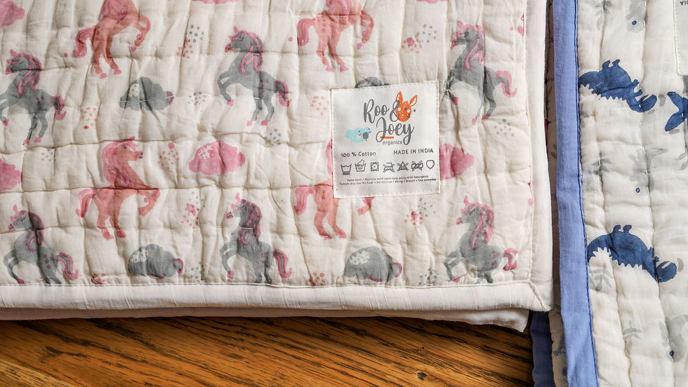 Thumbnail: Dashing Unicorn Kids Quilt