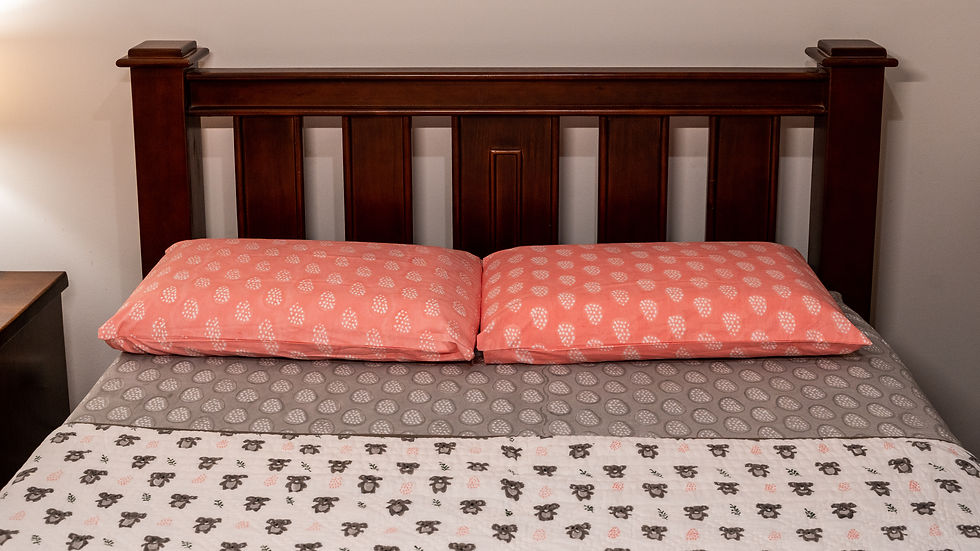 Thumbnail: Grey Dots Fitted Sheet