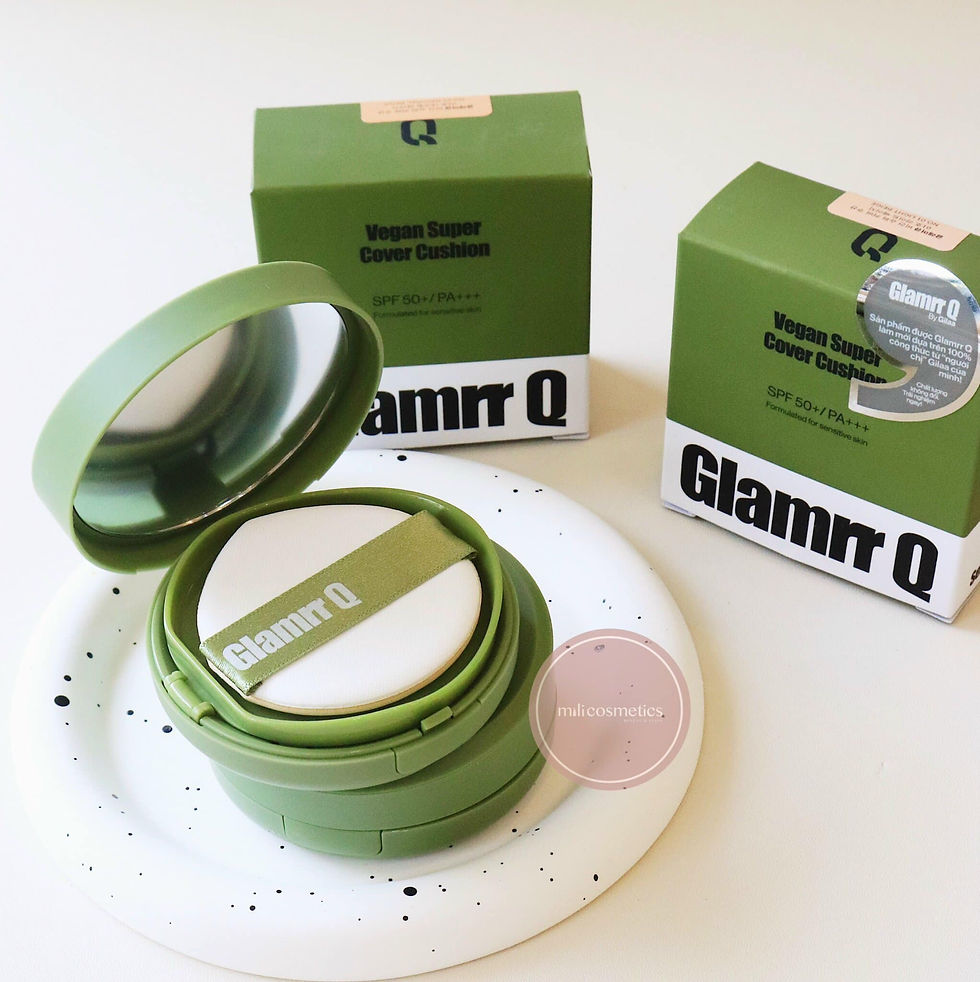 Hình thu nhỏ: Glamrr Q Vegan Super Cover Cushion SPF50/PA+
