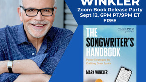 Unleash Your Songwriting Potential with Mark Winkler’s New Book!