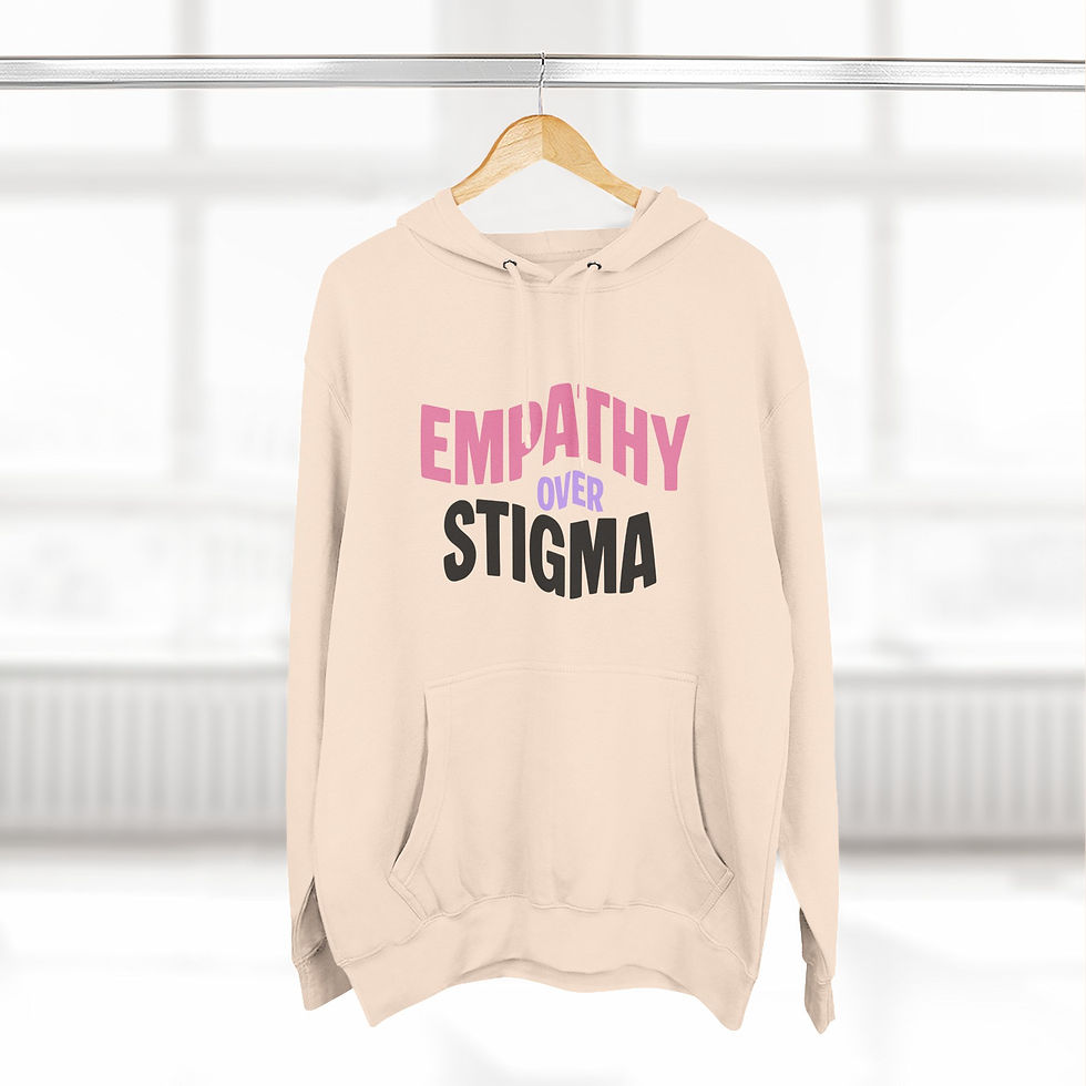 Thumbnail: Empathy Over Stigma Hoodie — Advocacy Awareness Pullover