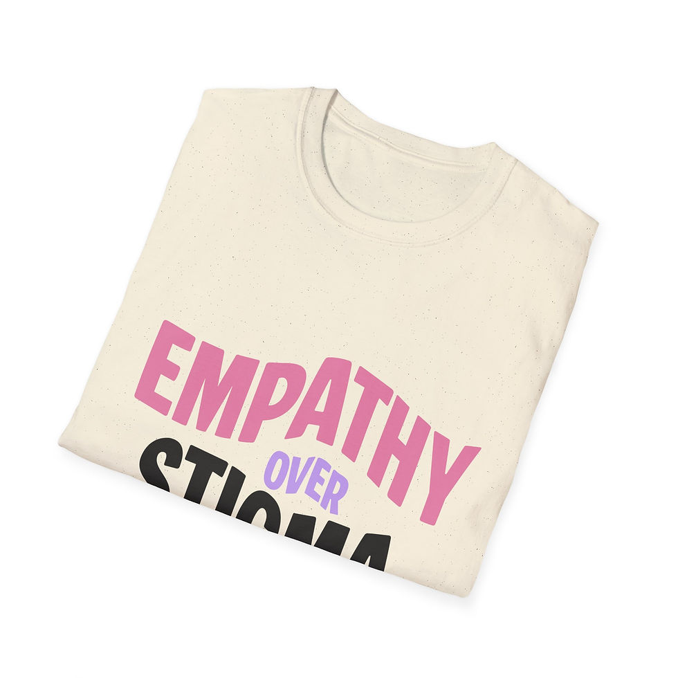 Thumbnail: Empathy Over Stigma T-Shirt — Awareness Tee