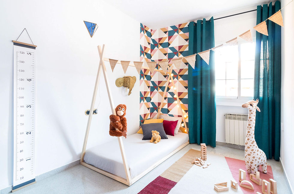 Montessori children's room after home staging
