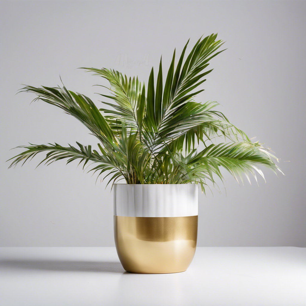 Green and Gold Areca Palm