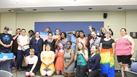 Diverse group of smiling youth