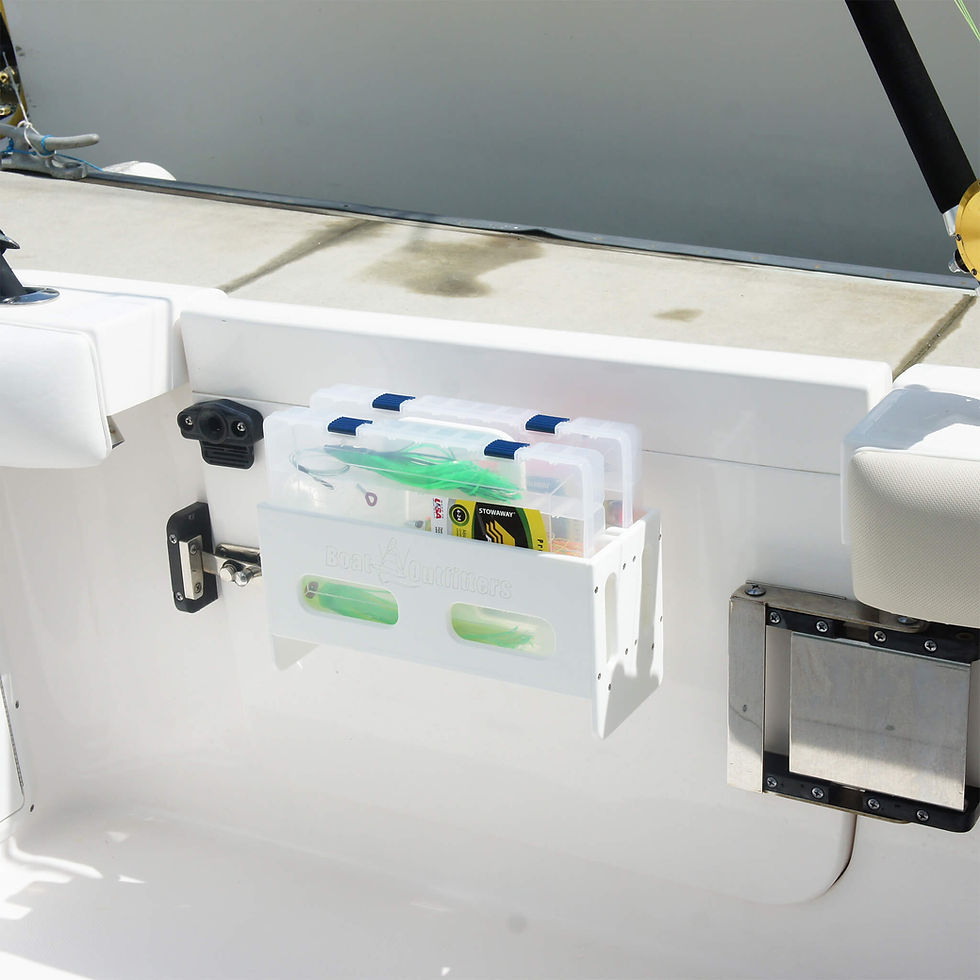 Thumbnail: Tackle Box with SeaSucker Vacuum Mount for sale in UAE