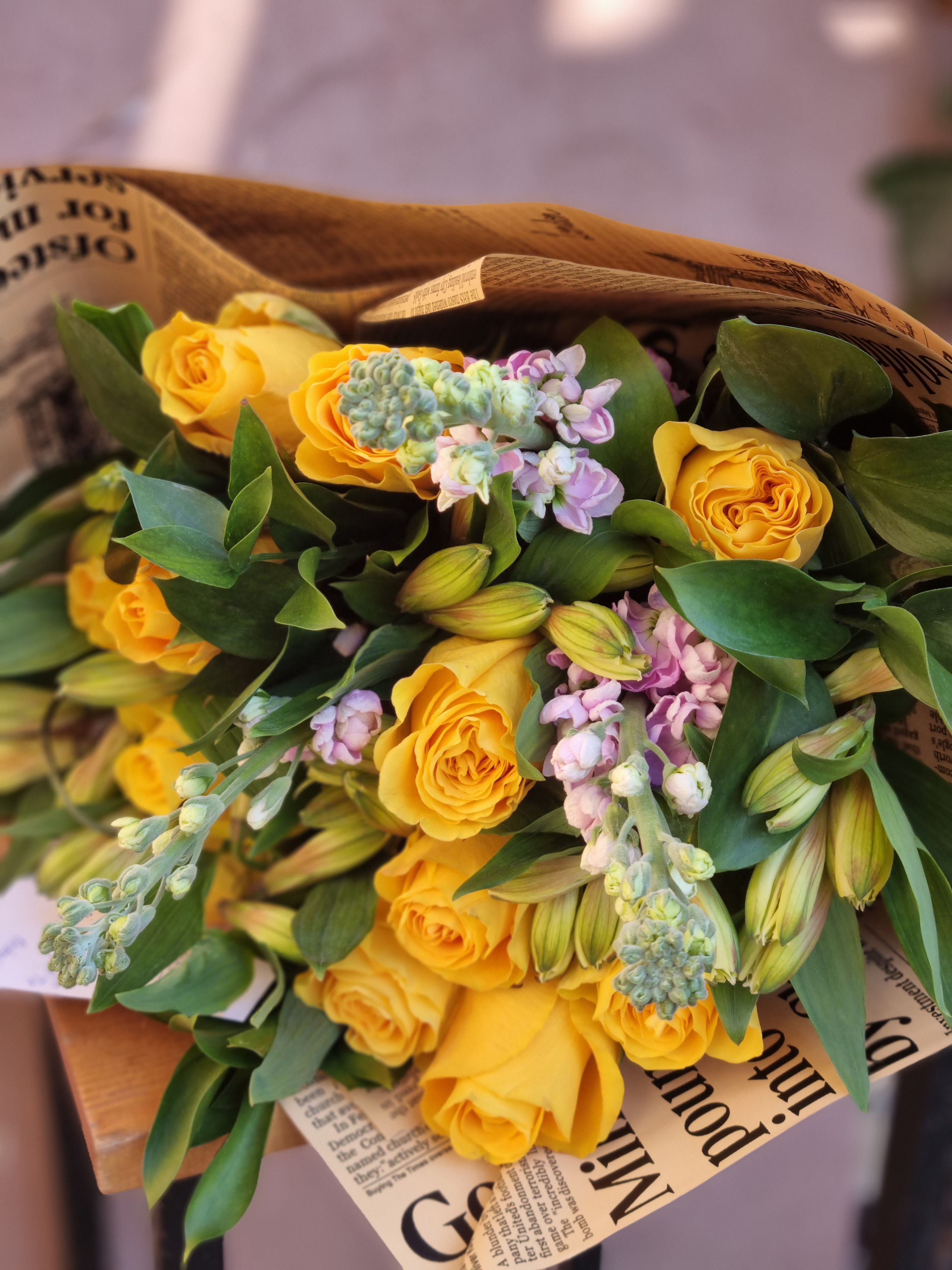 Buchet romantic