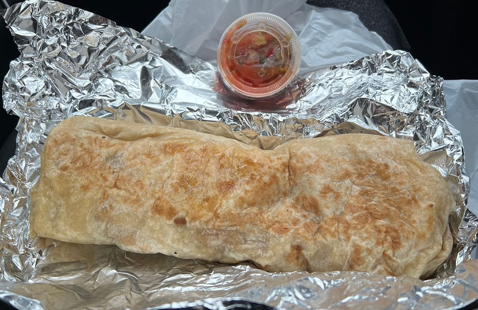 Huge Burrito from Taco Los Panchos