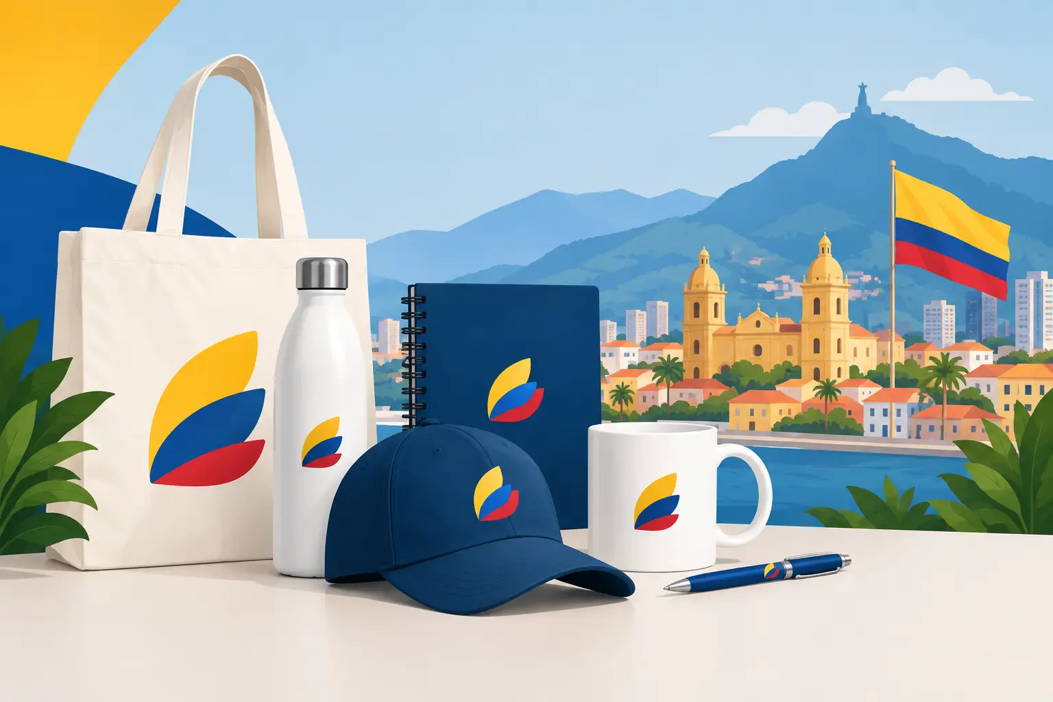 Impresión promocional Colombia que sí conecta