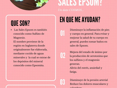 Que son las Sales Epsom?