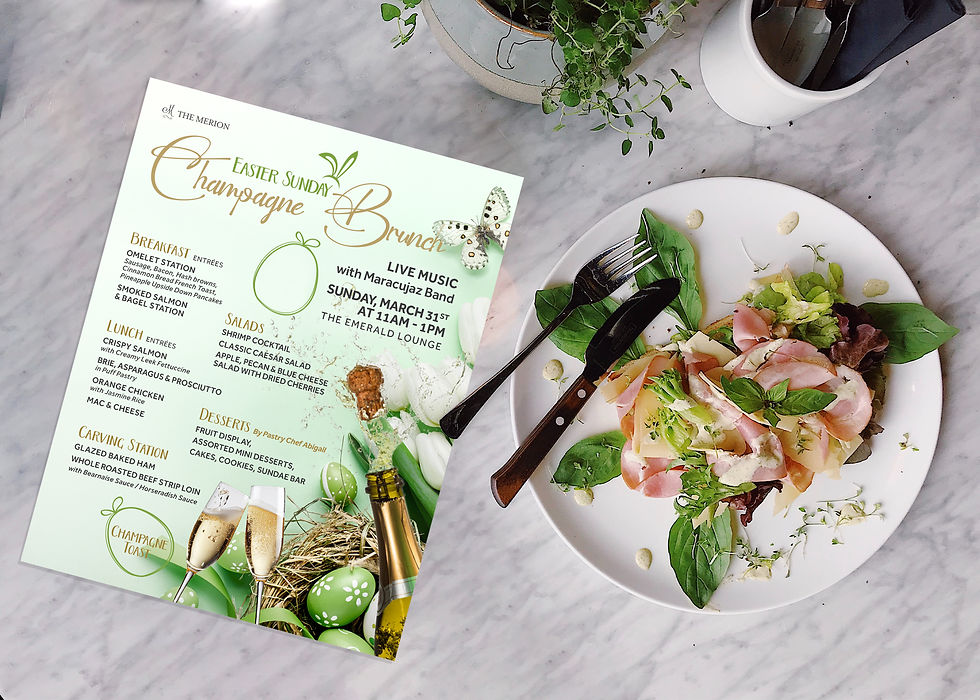 The Merion Easter Menu