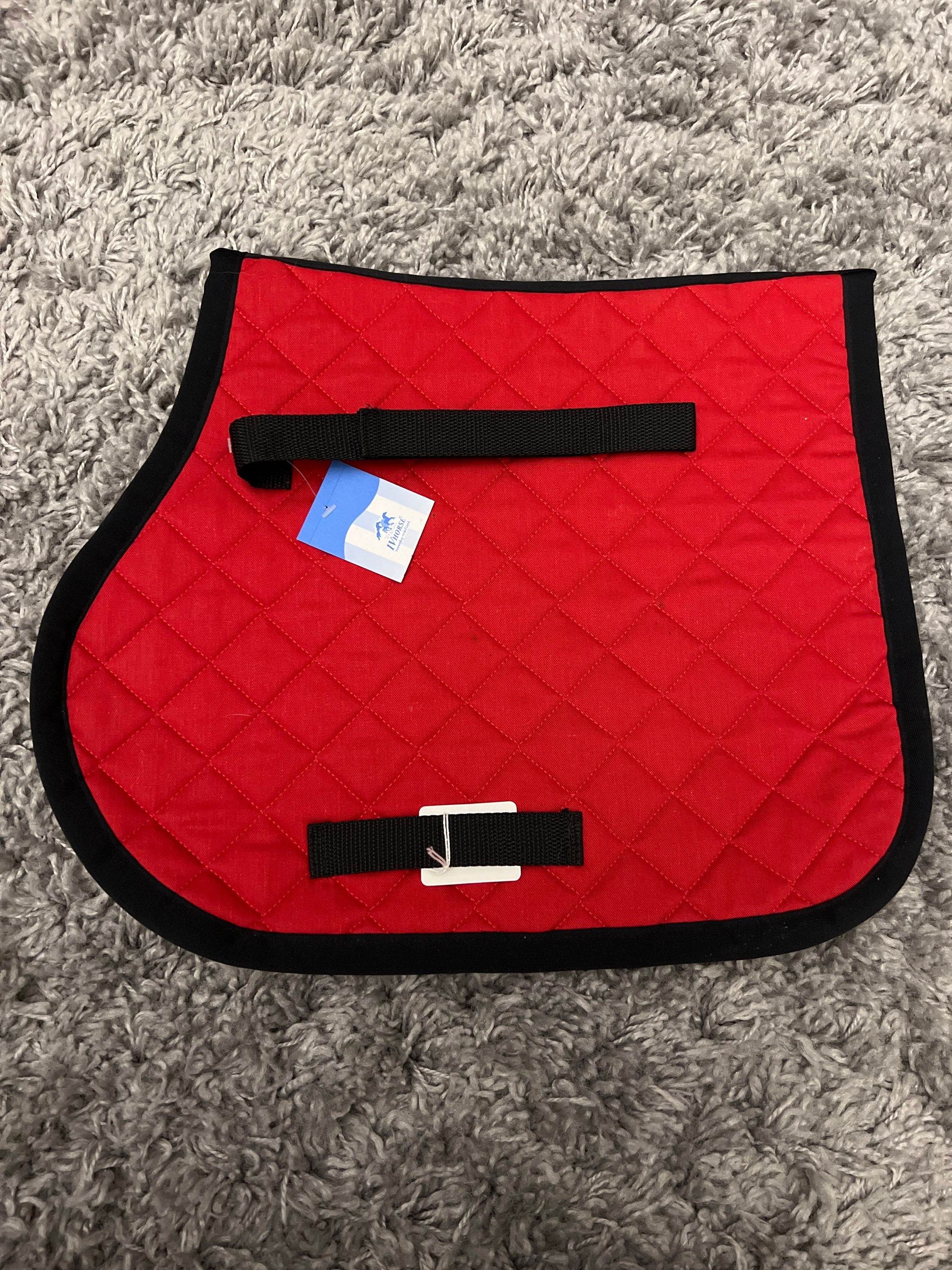 Mini Shetland red saddle pad 