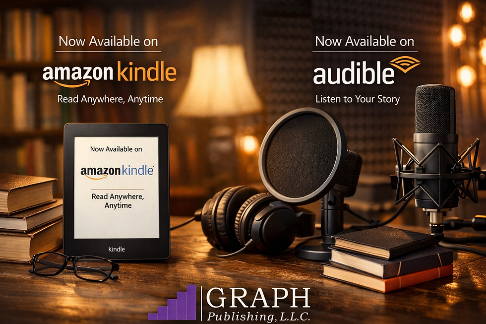 Now Available on Amazon Kindle and Audible with Graph Publishing
