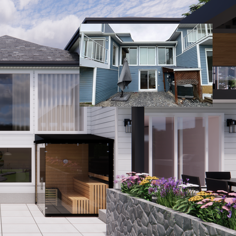 Design d'extérieur - Maison Style farmhouse. Studio Angel & Co.