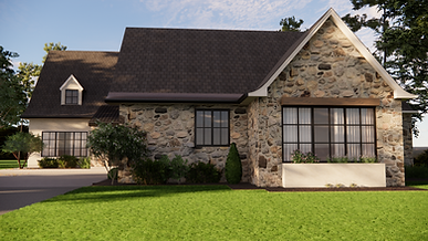 EXTERIOR DESIGN FOR HOUSE IN PINCOURT