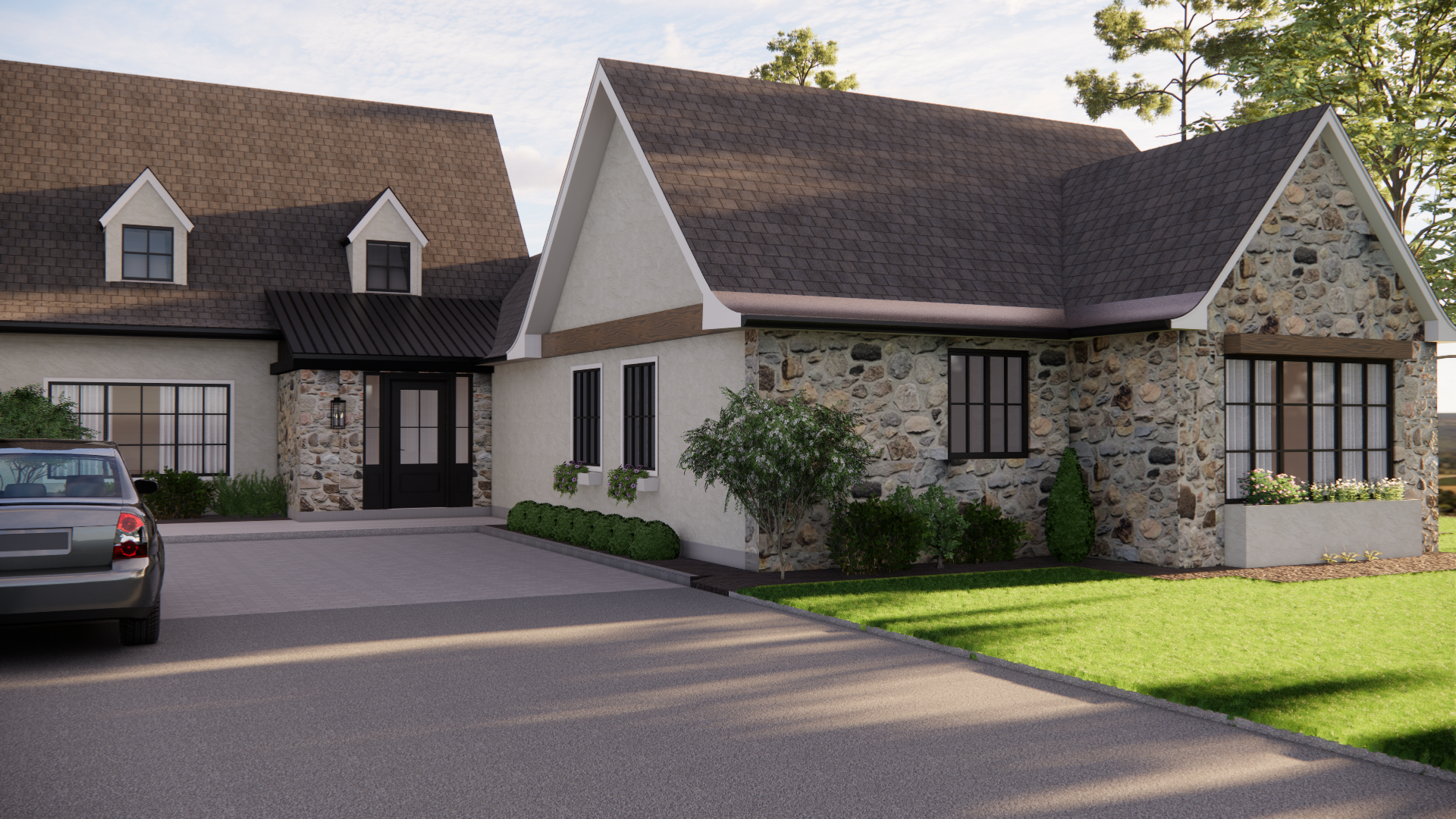 Design Extérieur - Studio Angel & Co. Maison Île Perrot