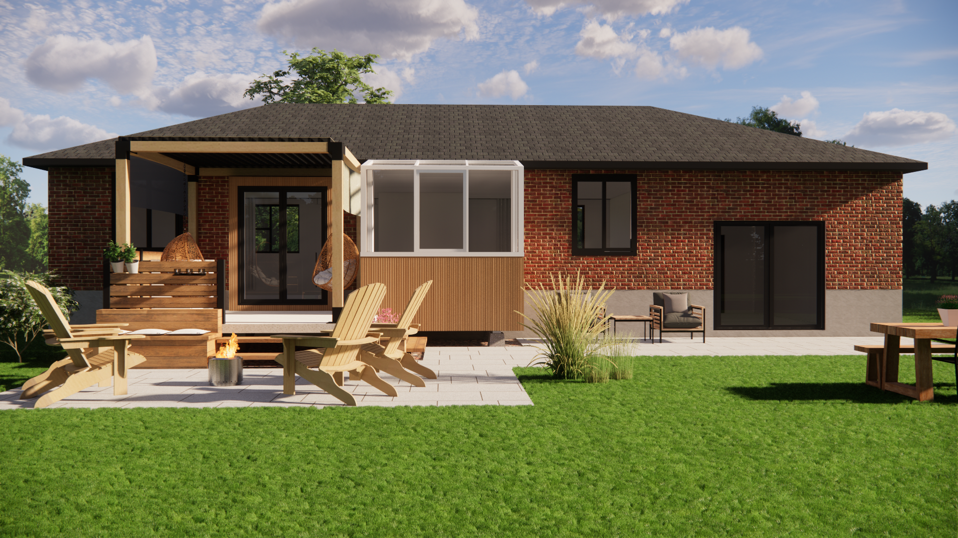 Design Extérieur - Studio Angel & Co. Bungalow Vieux Rosemont