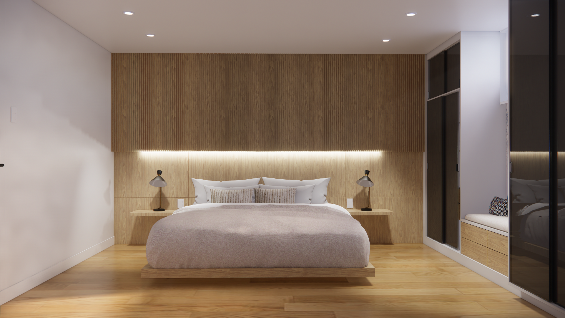 Design d'Intérieur Résidentiel - Studio Angel & Co. Design de chambre sous-sol