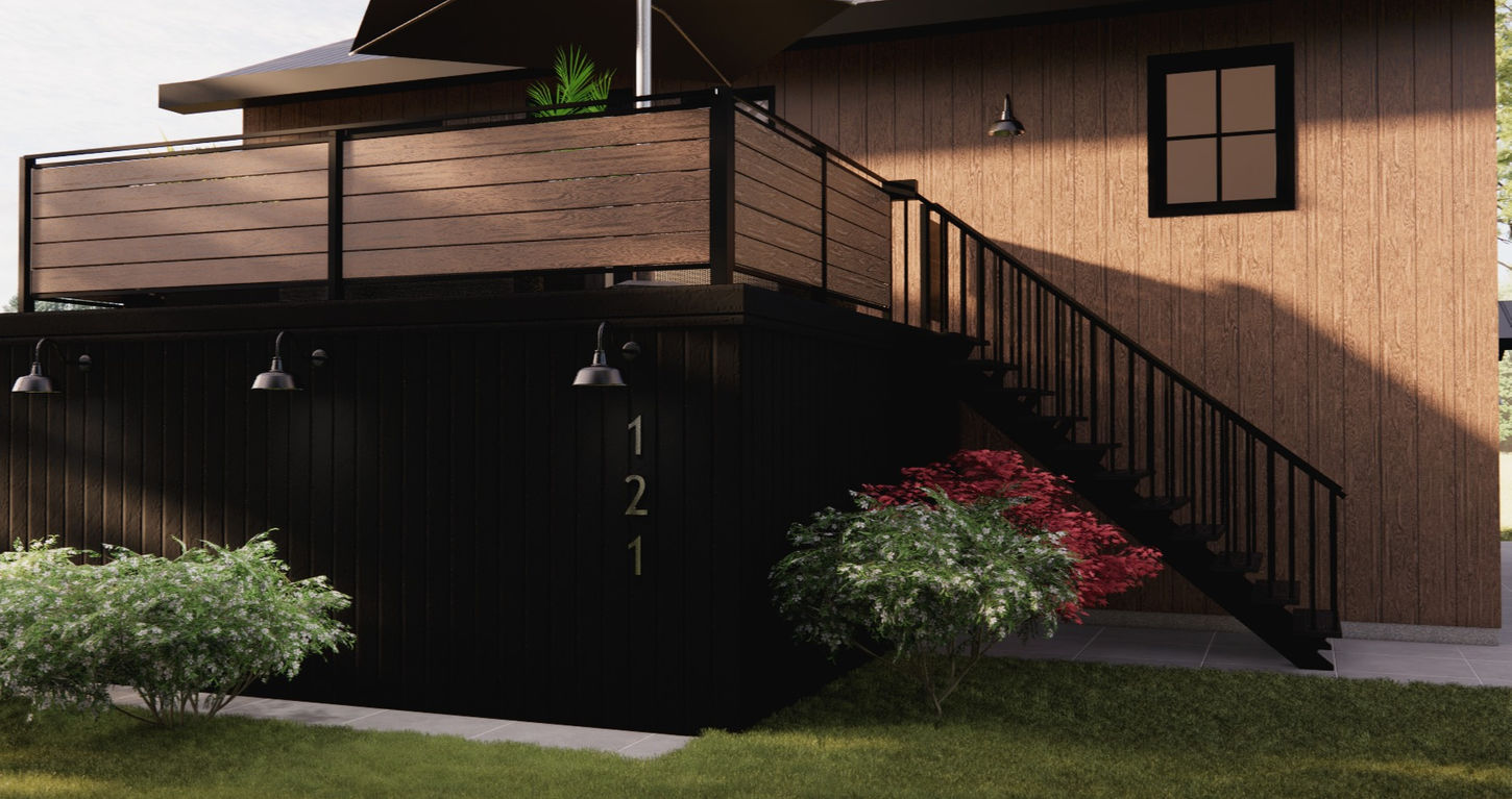 Design Extérieur - Studio Angel & Co. Chalet à Brownsburg Chatham, façade