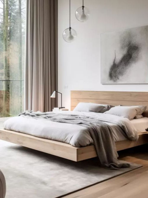 chambre style scandinave