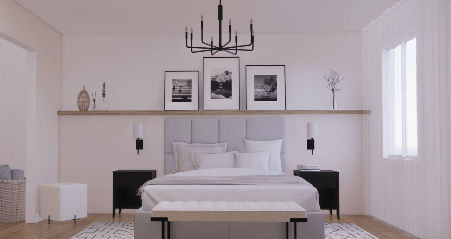 Design d'Intérieur Résidentiel - Studio Angel & Co. Design de chambre principale