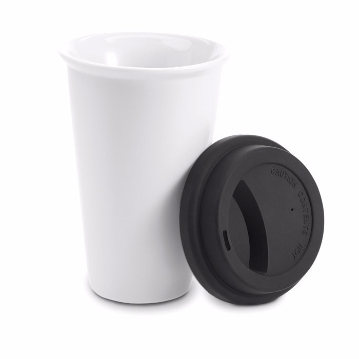 Miniatura: Vaso cónico con tapa de silicona