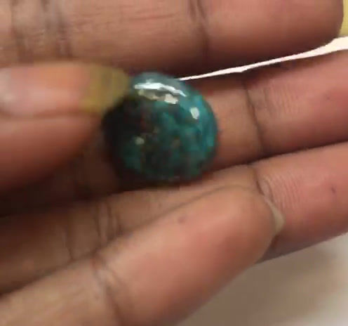 Thumbnail: Turquoise / Firoza 9.73 Ratti Gemstone 17728C42854