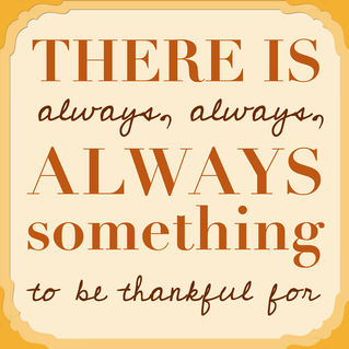 Be Thankful
