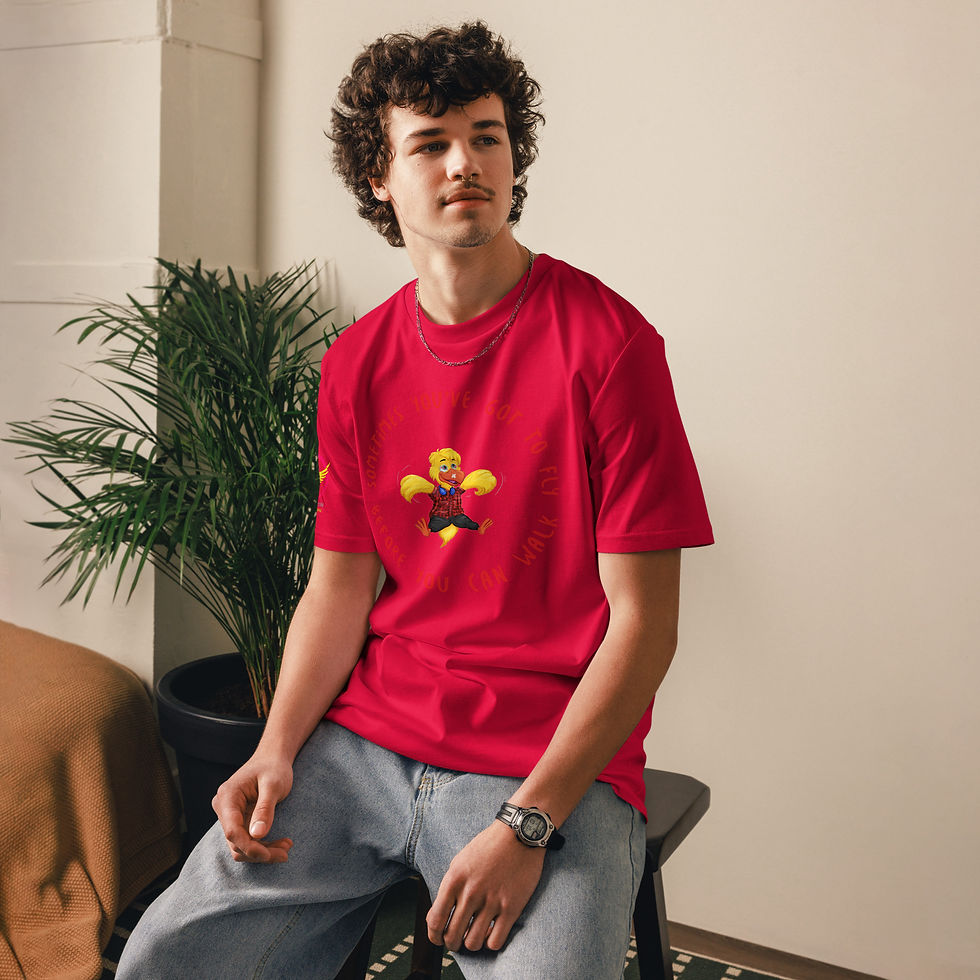 Thumbnail: JAKE FLYING - Unisex organic cotton t-shirt