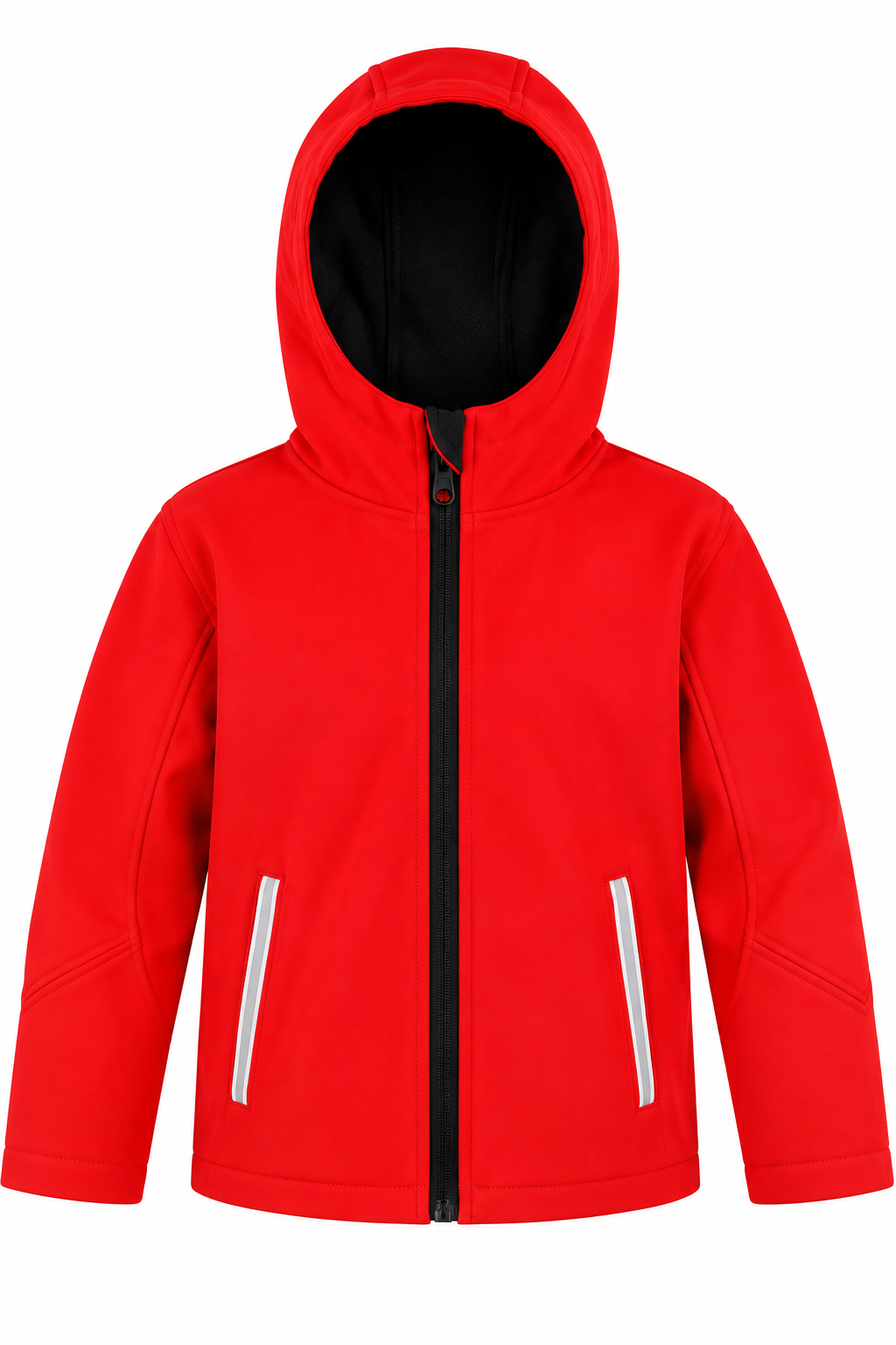 Kids Hooded Softshell Jacket