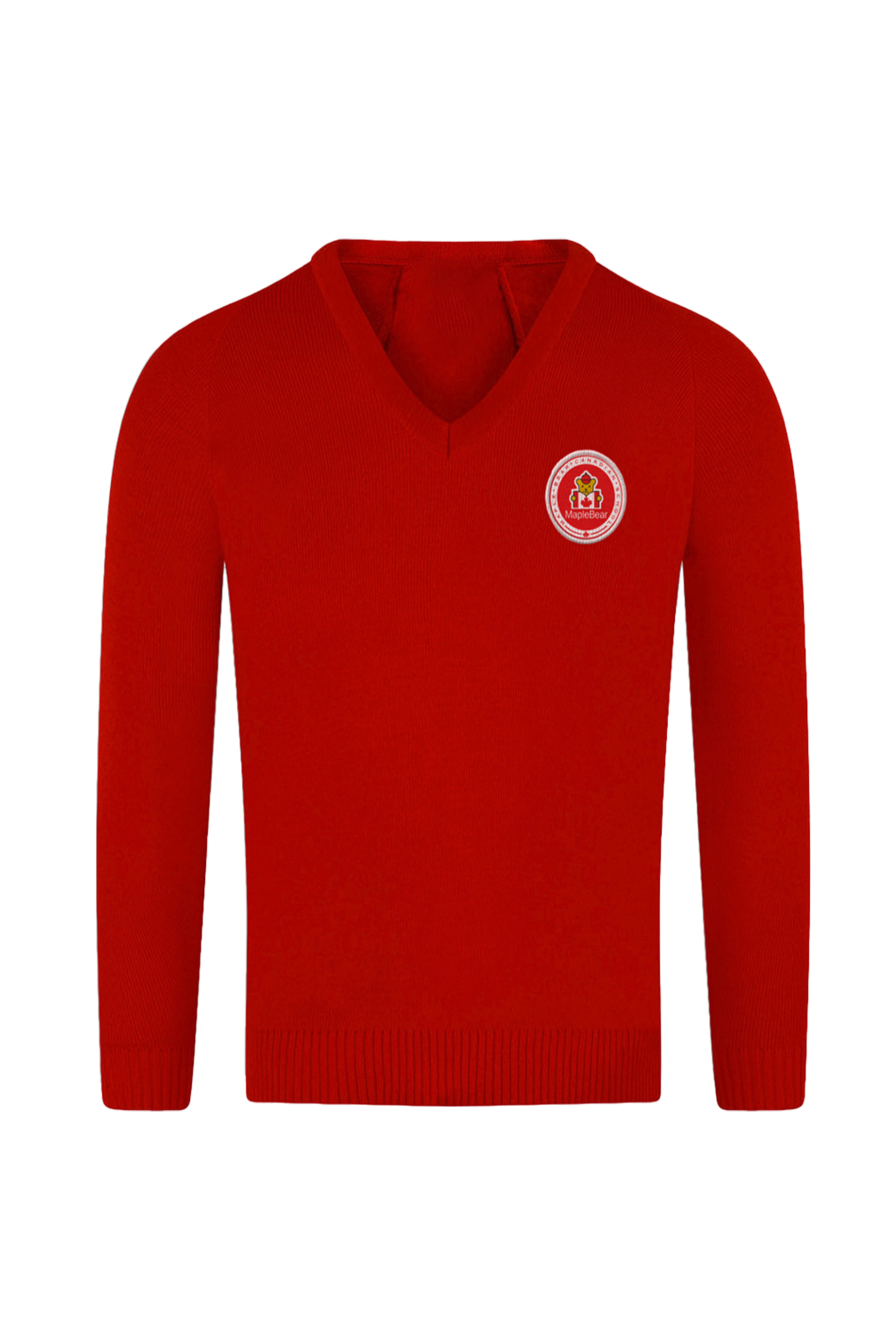 Knitted V-Neck Jumper