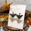 Thumbnail: Bat Dangle Earrings, Gold & Black