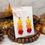 Thumbnail: Red, Yellow, & Orange Leaf Dangle- Gold