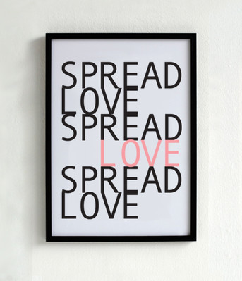 Love Poster Black