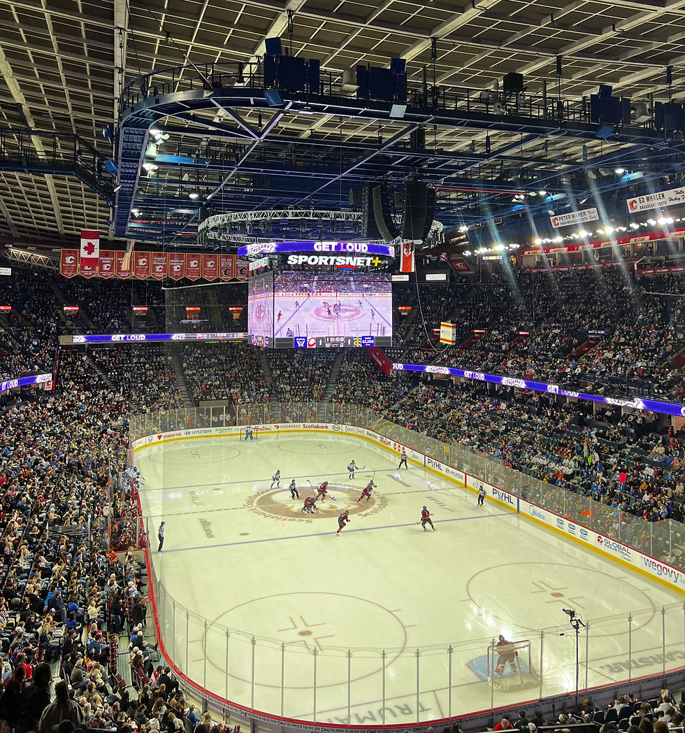 PWHL Calgary Takeover game between the Ottawa Charge and Toronto Sceptres
